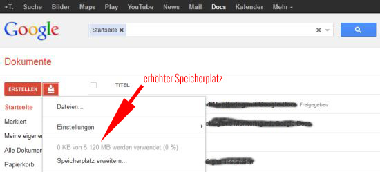 Google Drive Speicherplatz Google Drive Speicherplatz