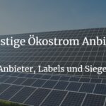 Ökostrom Anbieter