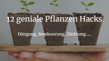 geniale & clevere Pflanzen Tipps & Hacks