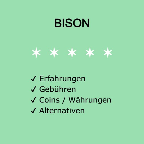 Bison – Erfahrungen, Gebühren und Alternativen Bison – Erfahrungen, Gebühren und Alternativen